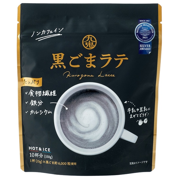 九鬼産業 黒ごまラテ 150g×12袋入