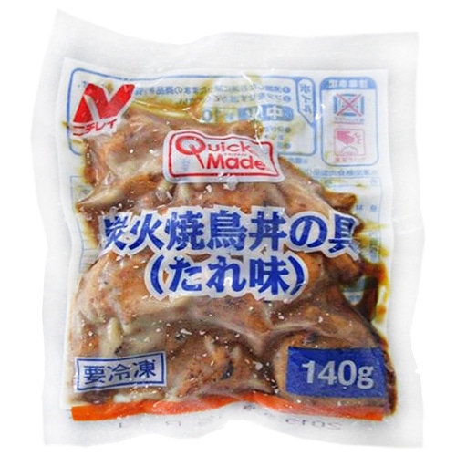 ニチレイ QM炭火焼鳥丼の具(たれ味) 140g×30袋入 冷凍商品