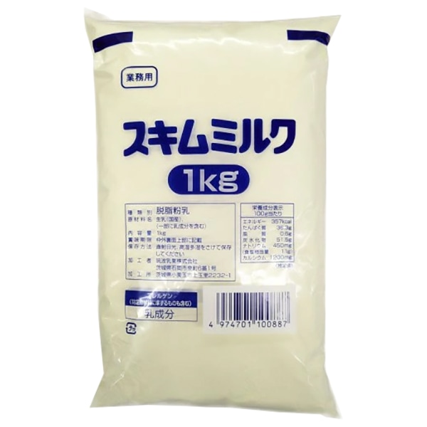 筑波乳業 業務用 スキムミルク 1kg×1袋入