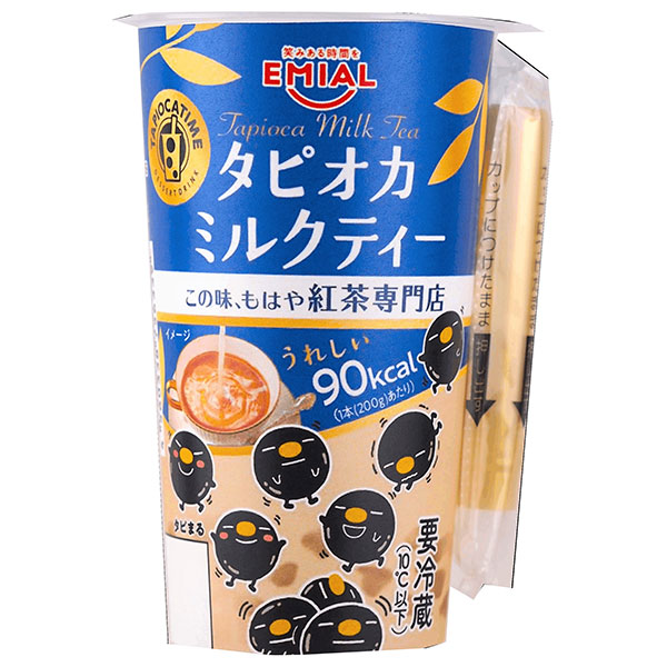 安曇野食品工房 TAPIOCA TIME(タピオカタイム) タピオカミルクティー 200g×12本入×(2ケース) チルド 冷蔵品
