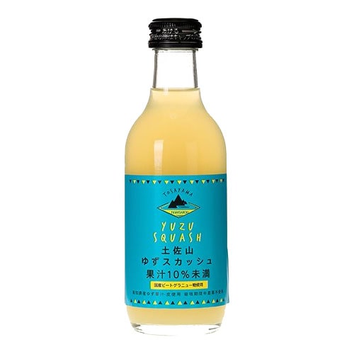 夢産地とさやま 土佐山 ゆずスカッシュ M 200ml瓶×20本入×(2ケース)