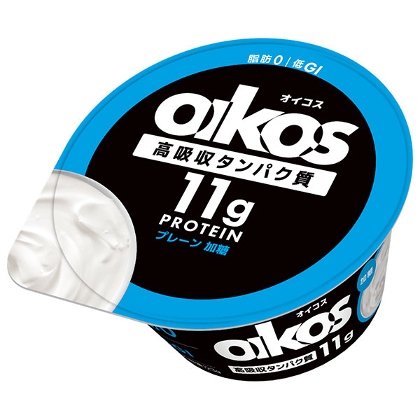 ダノンジャパン ダノンオイコス 高吸収タンパク質 プレーン・加糖 123g×12個入 メーカー 問屋直送 チルド 冷蔵品