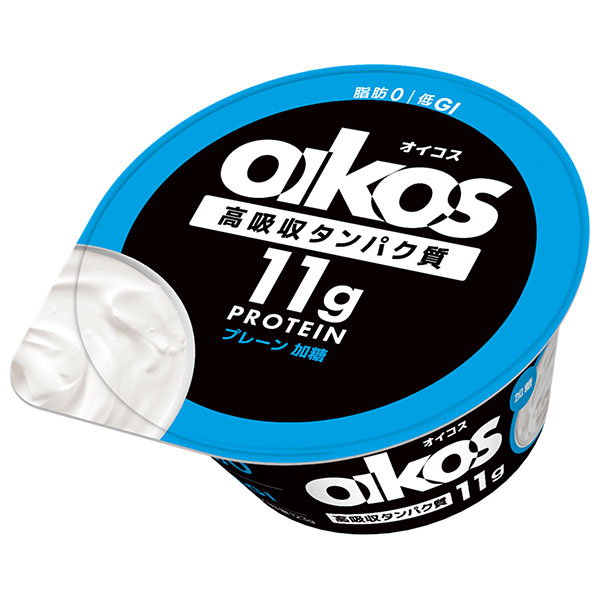 ダノンジャパン オイコス 脂肪0 プレーン・加糖 123g×12個入 チルド 冷蔵品