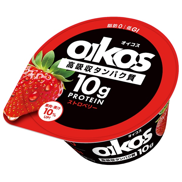 【チルド商品】ダノンジャパン ダノンオイコス ヨーグルト 高吸収タンパク質 ストロベリー 113g×12個入 メーカー 問屋直送
