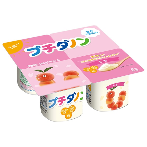 ダノンジャパン プチダノン もも (45g×4)×6個入 メーカー 問屋直送 チルド 冷蔵品