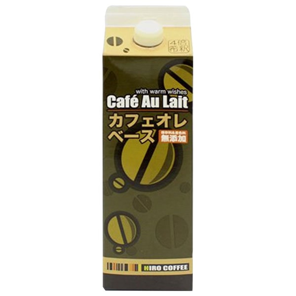 ヒロコーヒー カフェオレベース 1000ml紙パック×12本入