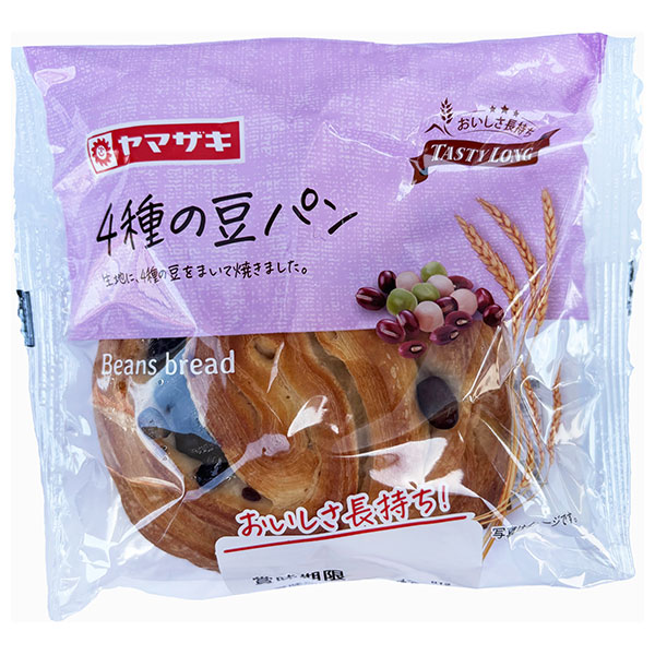 山崎製パン テイスティロング 4種の豆パン 10袋入