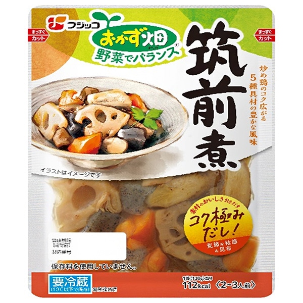 フジッコ おかず畑 筑前煮 130g×10袋入 チルド 冷蔵品