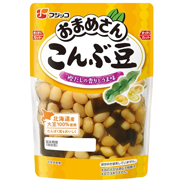 フジッコ おまめさん こんぶ豆 150g×10袋入×(2ケース)