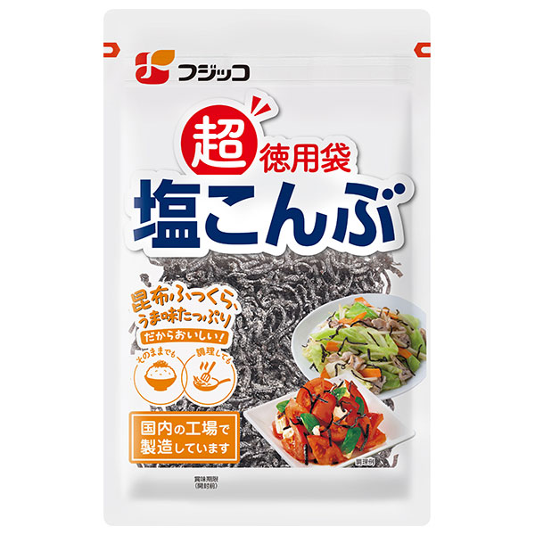 フジッコ 塩こんぶ 超徳用袋 140g×6袋入