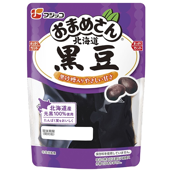 フジッコ おまめさん 北海道黒豆 115g×10袋入