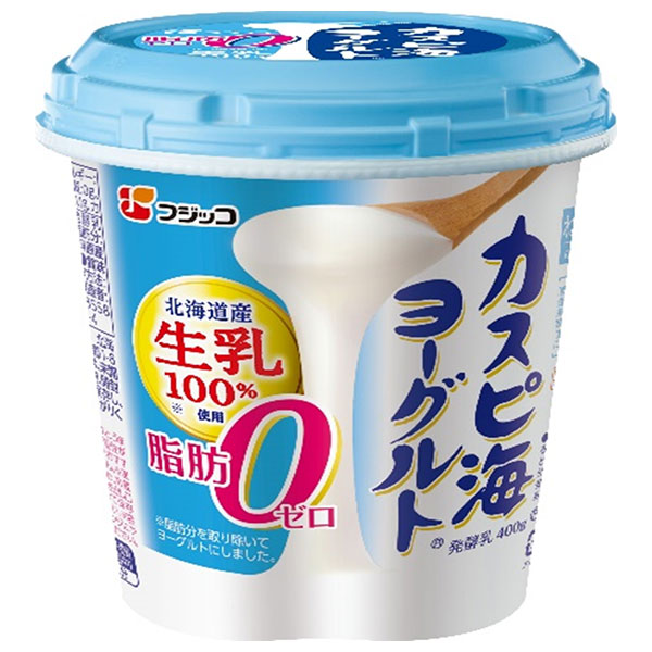 フジッコ カスピ海ヨーグルト 脂肪ゼロ 400g×6箱入×(2ケース) チルド 冷蔵品