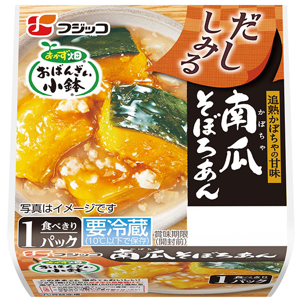 フジッコ おかず畑 おばんざい小鉢 南瓜そぼろあん (70g×2P)×12個入 チルド 冷蔵品
