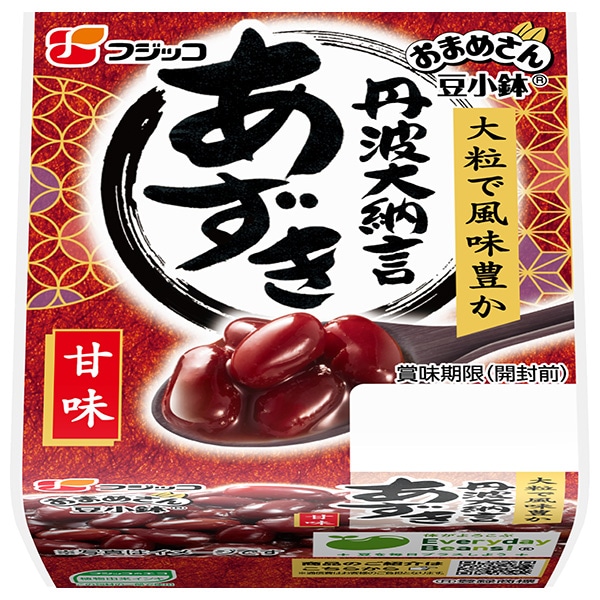 フジッコ おまめさん 豆小鉢 丹波大納言あずき (65g×2パック)×12袋入