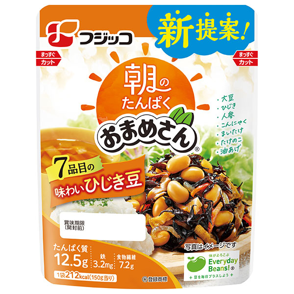フジッコ 朝のたんぱくおまめさん 七品目の味わいひじき豆 150g×10袋入×(2ケース)