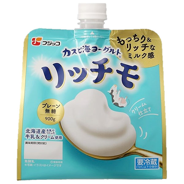 フジッコ カスピ海ヨーグルト リッチモ プレーン 900g×6個入 チルド 冷蔵品