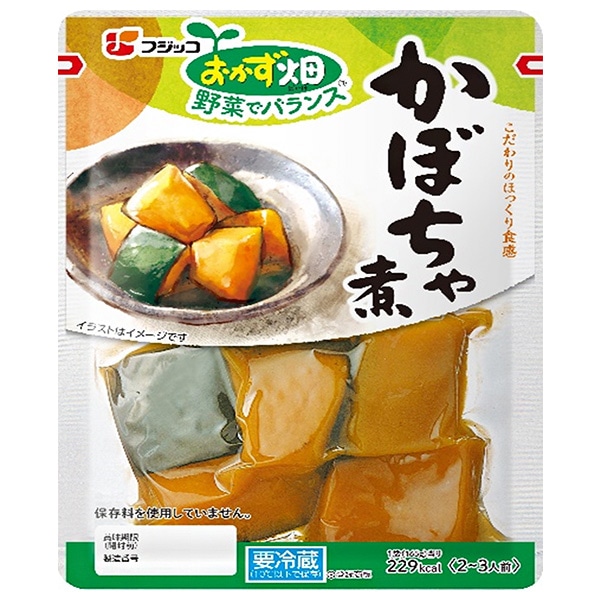 フジッコ おかず畑 かぼちゃ煮 165g×10袋入×(2ケース) チルド 冷蔵品