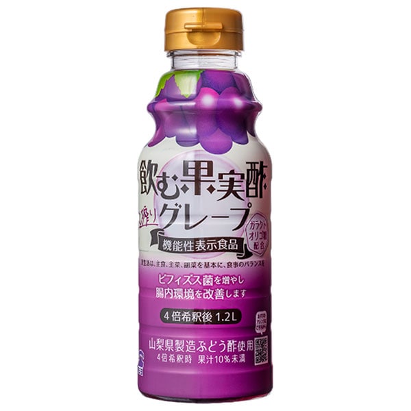 テンヨ武田 飲む果実酢グレープ 【機能性表示食品】 310mlペットボトル×12本入