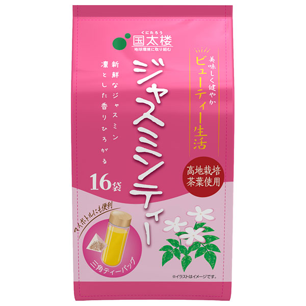 国太楼 ジャスミンティー三角ティーバッグ 16P 48g(16P)×6袋入×(2ケース)