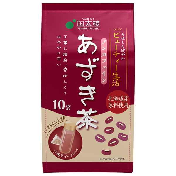 国太楼 あずき茶三角ティーバッグ10P 40g(10P)×6袋入×(2ケース)