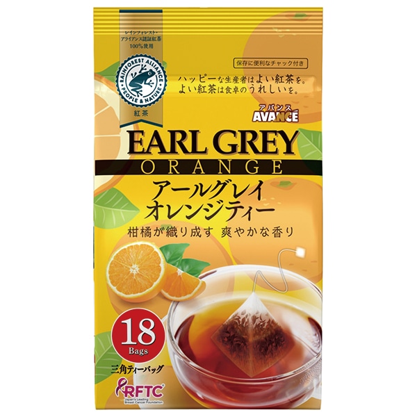 国太楼 テトラバッグ アールグレイ オレンジティー 28.8g(18P)×6袋入×(2ケース)