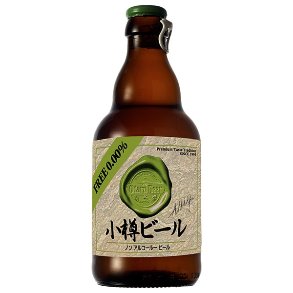 アレフ 小樽ビール ノンアルコールビール 330ml瓶×24本入