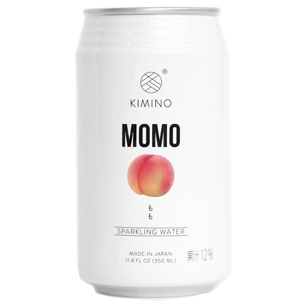 KIMINO DRINKS ももスパークリングウォーター 350ml缶×24本入×(2ケース)