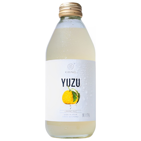 KIMINO DRINKS ゆずスパークリングジュース 250ml瓶×24本入
