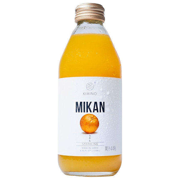 KIMINO DRINKS みかんスパークリングジュース 250ml瓶×24本入×(2ケース)