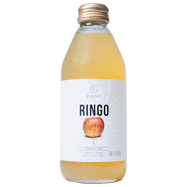 KIMINO DRINKS りんごスパークリングジュース 250ml瓶×24本入