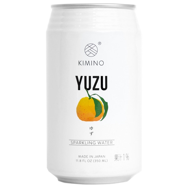 KIMINO DRINKS ゆずスパークリングウォーター 350ml缶×24本入×(2ケース)
