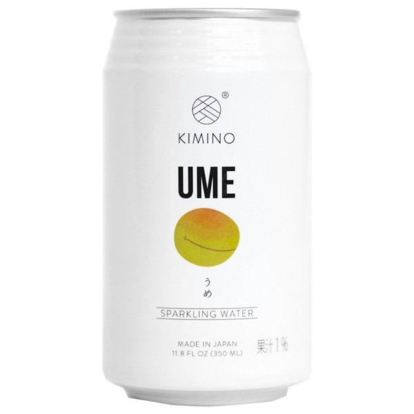 KIMINO DRINKS うめスパークリングウォーター 350ml缶×24本入