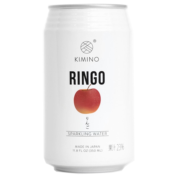 KIMINO DRINKS りんごスパークリングウォーター 350ml缶×24本入