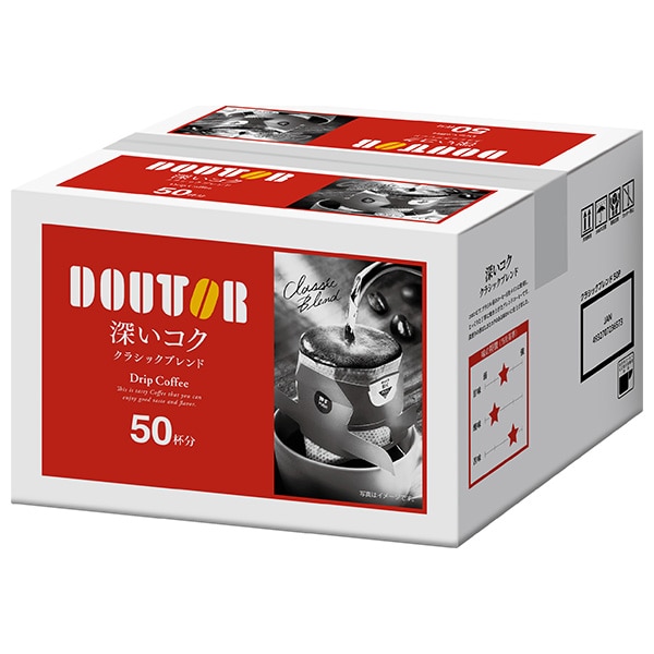 ドトールコーヒー ドトール ドリップコーヒー クラシックブレンド (10g×50P)×1箱入×(2ケース)