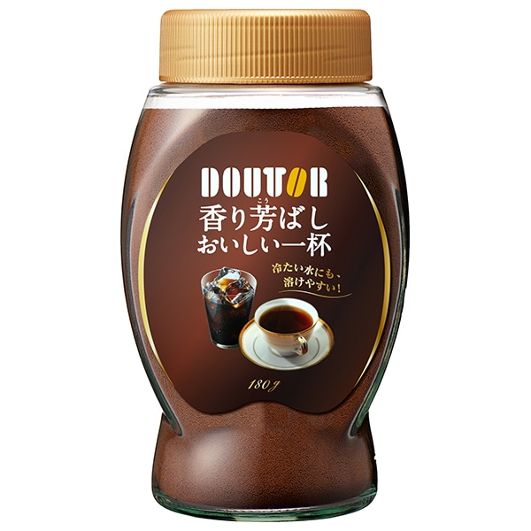 ドトールコーヒー 香り芳ばし おいしい一杯 180g瓶×12本入×(2ケース)