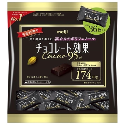 明治 チョコレート効果 カカオ72% 大袋 225g×12袋入: 飲料 食品専門店