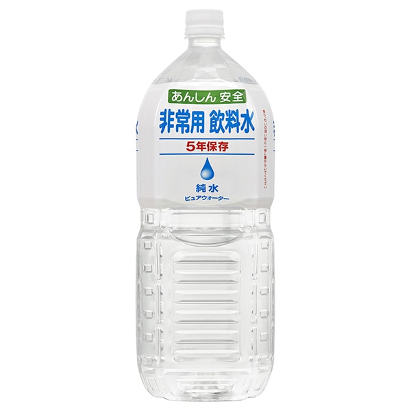 アシード 非常用飲料水 2000mlペットボトル×6本入×(2ケース)