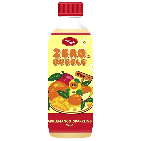 JNグローバル ウィグルウィグル ZEROバブル アップルマンゴ 355ml×24本入×(2ケース)