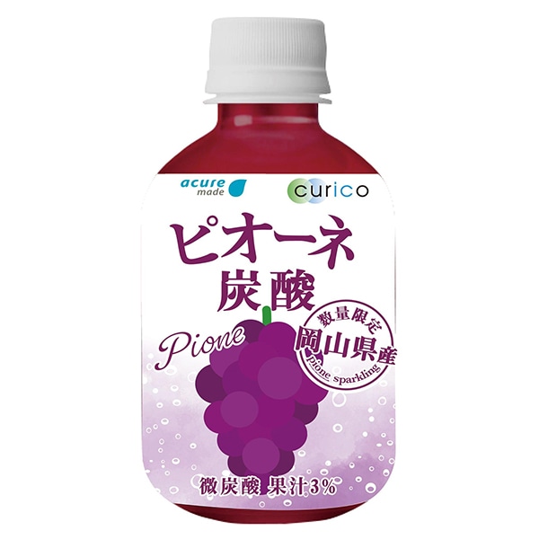 JR東日本 アキュアメイド ピオーネ炭酸 265mlペットボトル×24本入