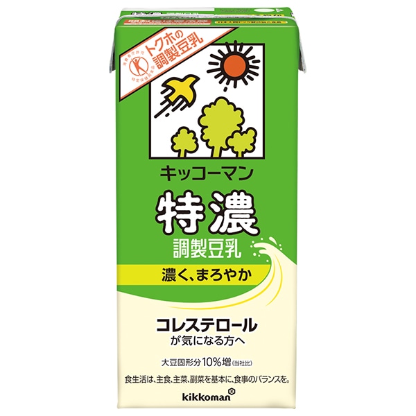 キッコーマン 特濃調製豆乳【特定保健用食品 特保】 1000ml紙パック×12(6×2)本入×(2ケース)