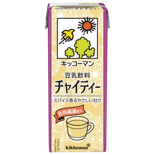キッコーマン 豆乳飲料 チャイティー 200ml紙パック×18本入×(2ケース)