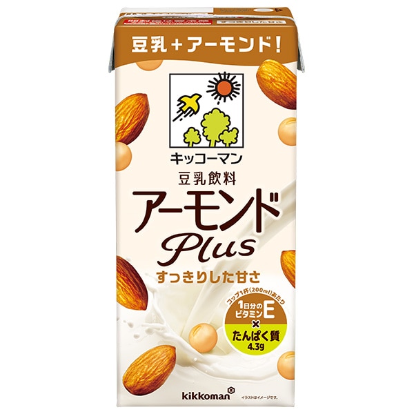 キッコーマン 豆乳飲料 アーモンドPlus 1000ml紙パック×6本入