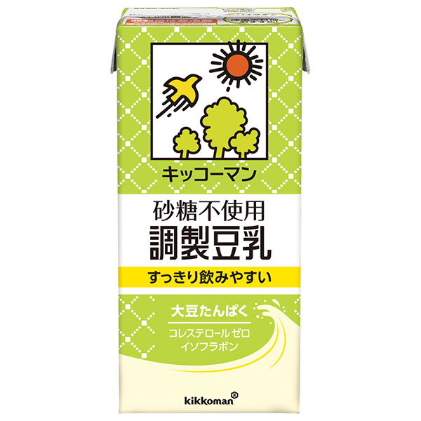 キッコーマン 砂糖不使用 調整豆乳 1000ml紙パック×12(6×2)本入