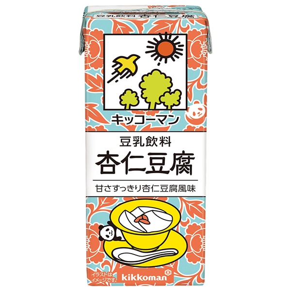 キッコーマン 豆乳飲料 杏仁豆腐 200ml紙パック×18本入×(2ケース)