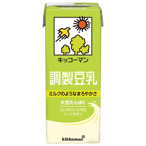 キッコーマン 調製豆乳 200ml紙パック×18本入