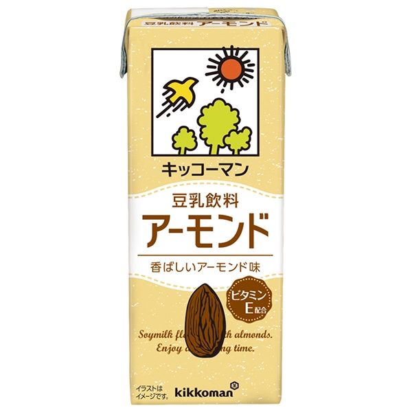 キッコーマン 豆乳飲料 アーモンド 200ml紙パック×18本入×(2ケース)