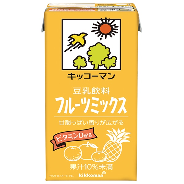キッコーマン 豆乳飲料 フルーツミックス 1000ml紙パック×12(6×2)本入