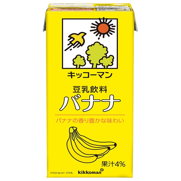 キッコーマン 豆乳飲料 バナナ 1000ml紙パック×12(6×2)本入