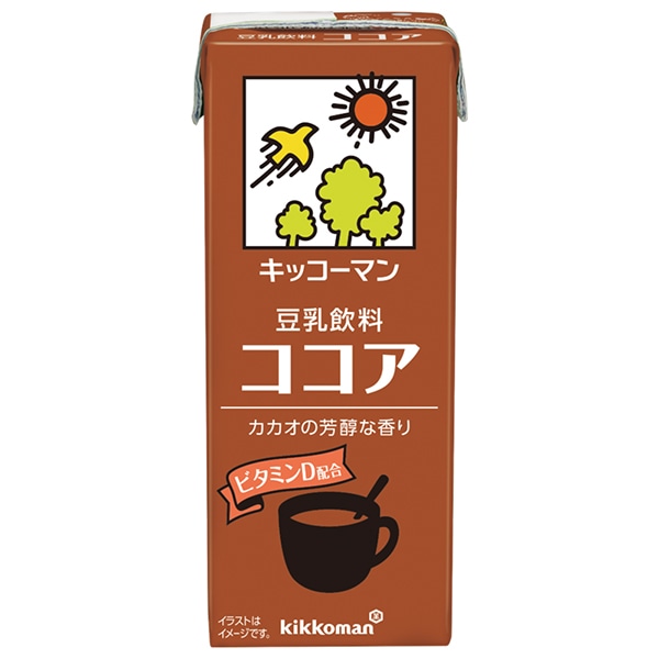 キッコーマン 豆乳飲料 ココア 200ml紙パック×18本入