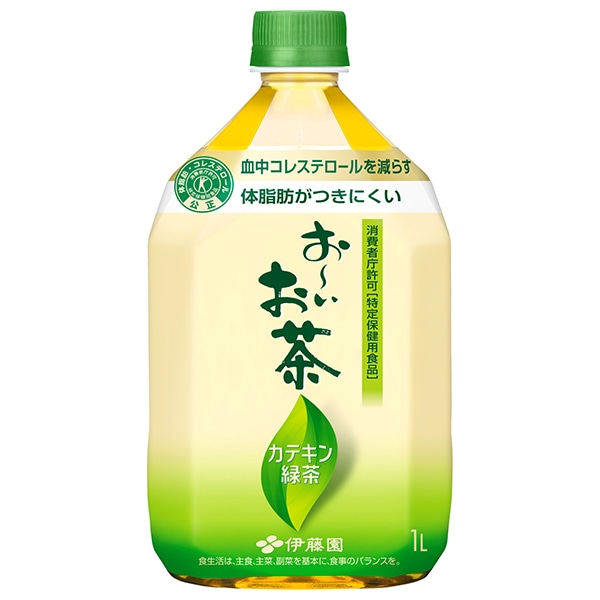 伊藤園 お~いお茶 カテキン緑茶【特定保健用食品 特保】 1Lペットボトル×12本入×(2ケース)